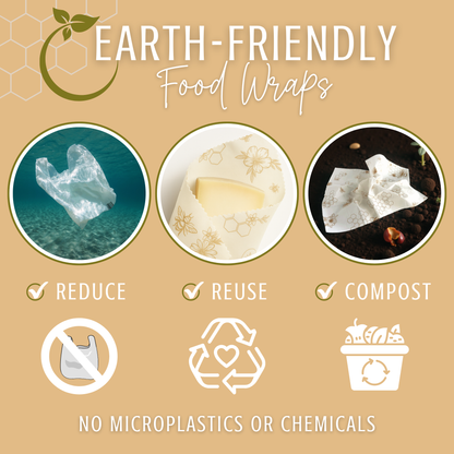 Nectar & Nest, XL Beeswax Bread Wraps