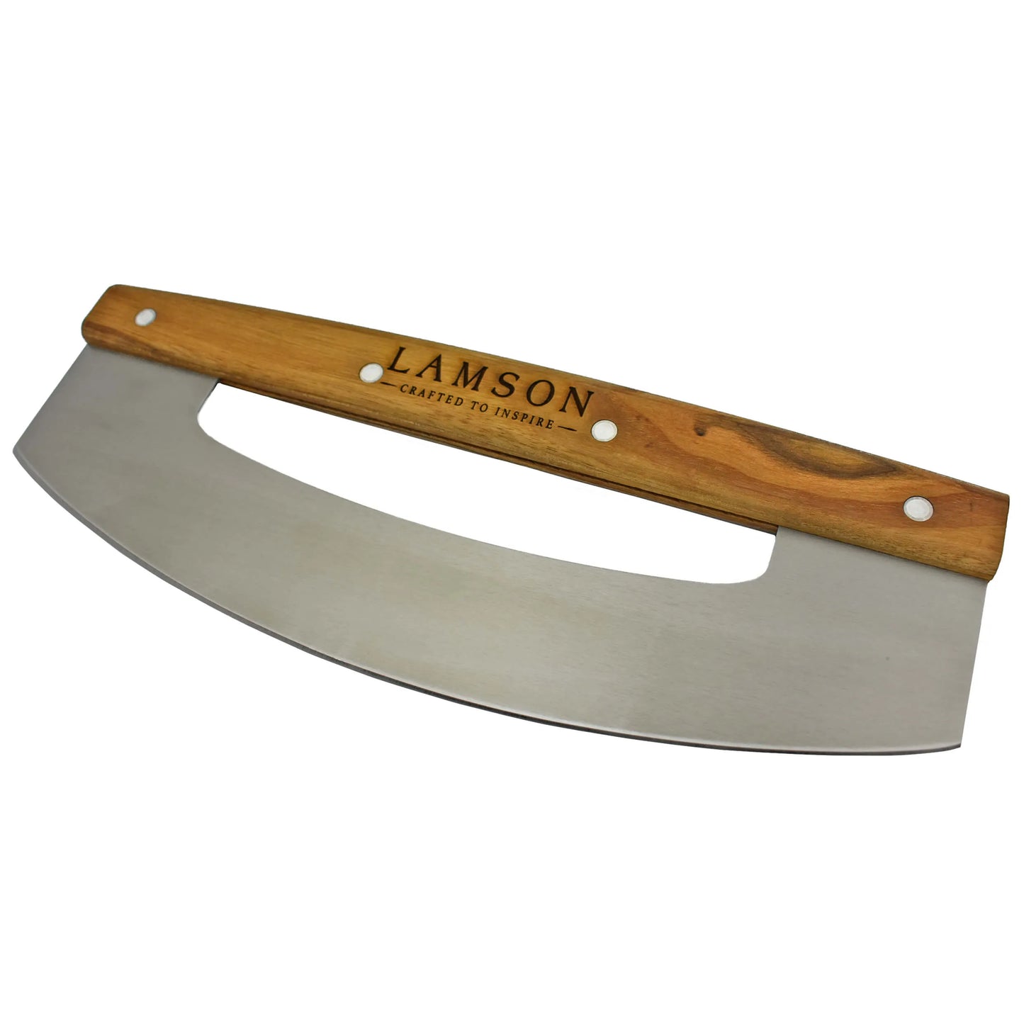 Lamson, Walnut Rocker Pizza Cutter 14"