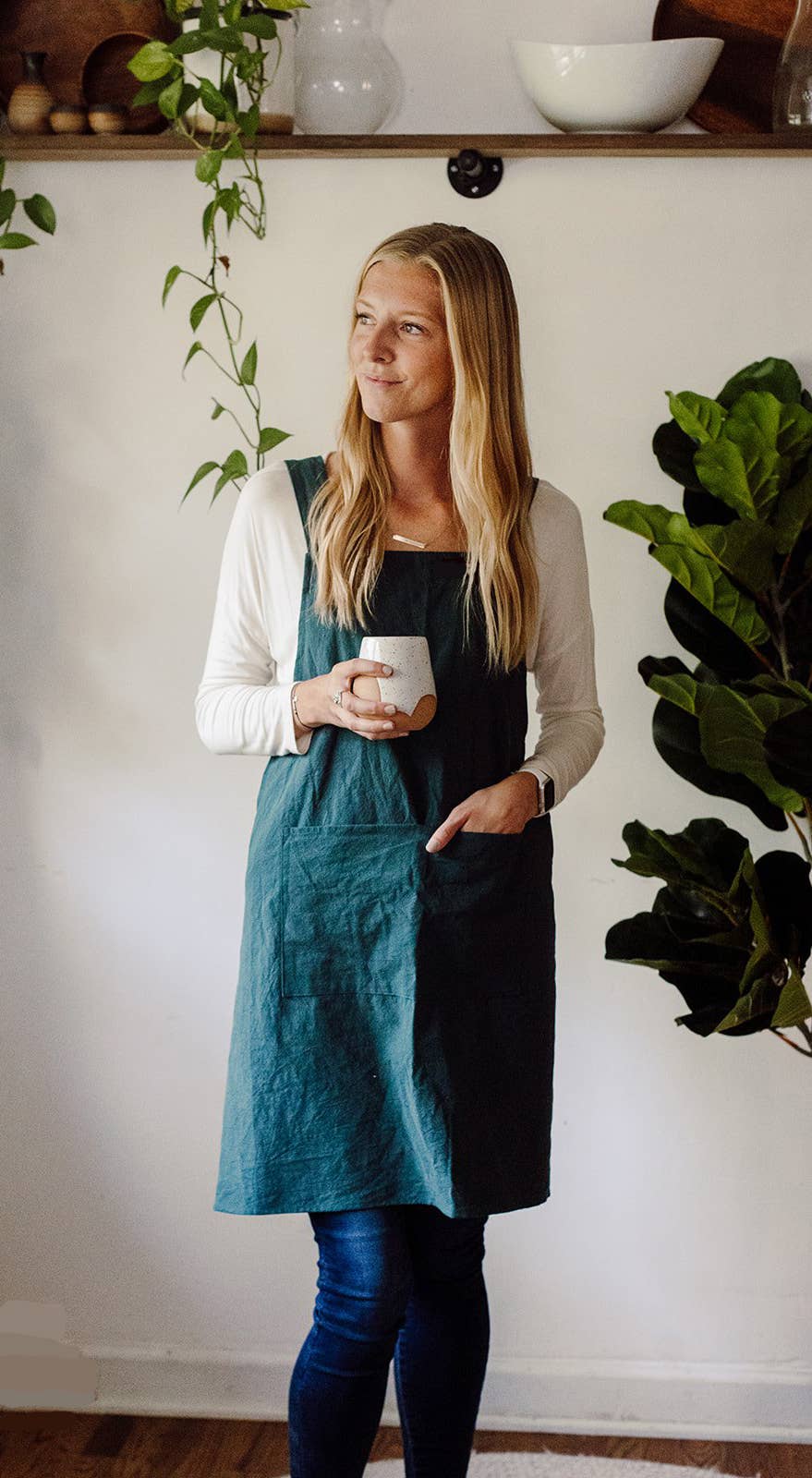 Cate Paper Co Cross Back Apron