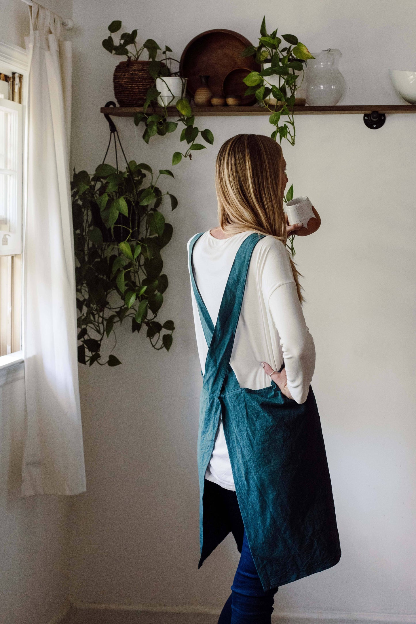 Cate Paper Co Cross Back Apron